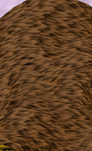 Xootfly Creations Brown Rabbit Fur Rug