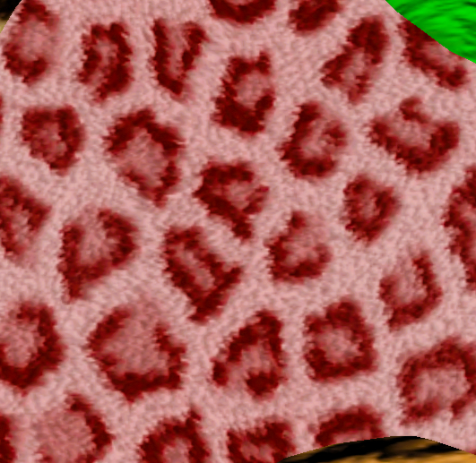 Xootfly Creations Pink Jaguar Fur Rug