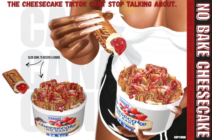 [Canape] No Bake Cheesecake