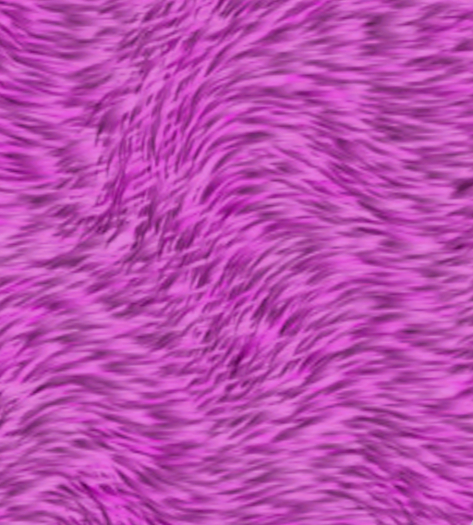Xootfly Creations Purple Rabbit Fur Rug