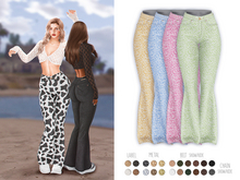 -Sorumin- Soft Flare SET -Pants Dots Pack-