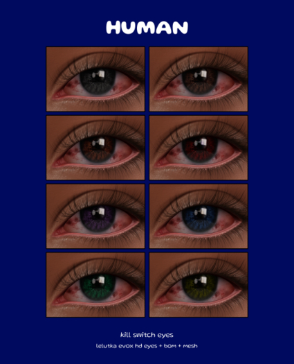 human+ kill switch eyes