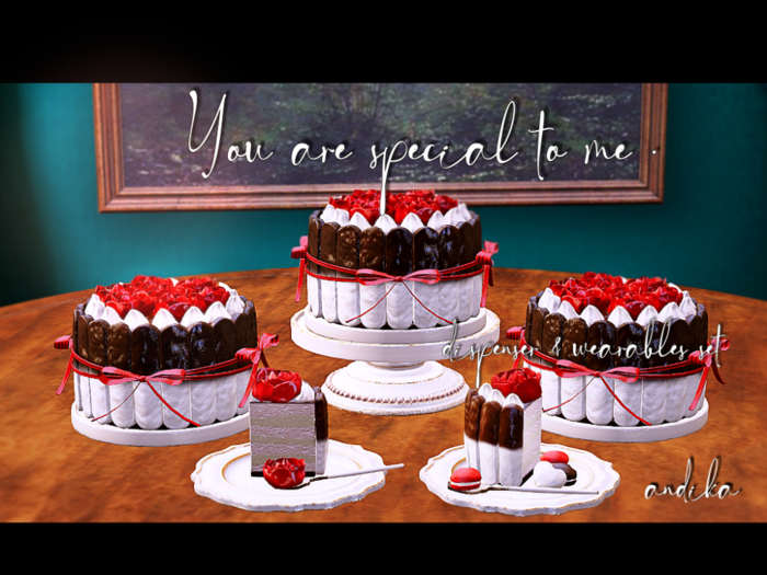 ADD/andika{You are special to me}Dispenser&Wearables set