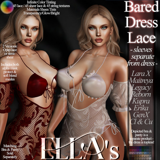 Ella's - Bared Dress Lace
