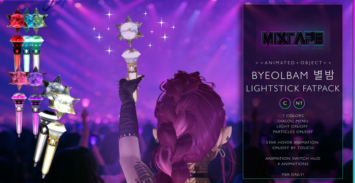 MIXTAPE Addons - Byeolbam lightstick - FP 