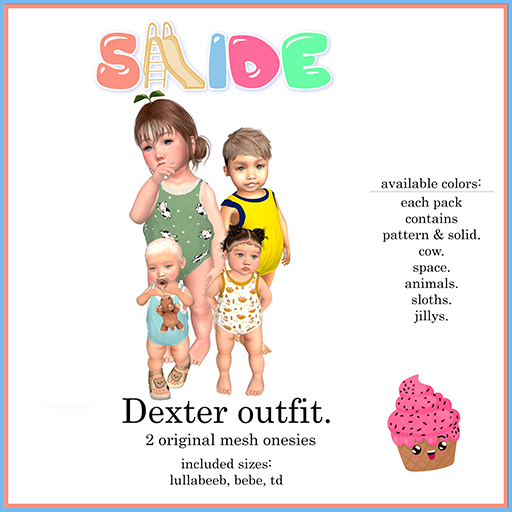 {Slide} Dexter Onesie Fatpack