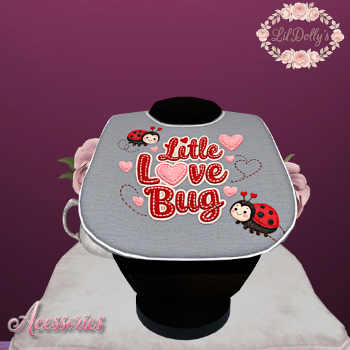 *LilDolly's* Love Bug Bib BOXED