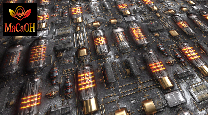 PBR Texture with 3D effect, Seamless, Electro_01