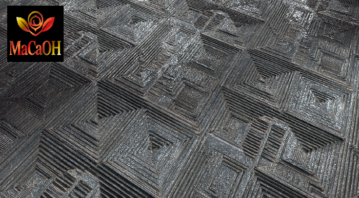 PBR Texture with 3D effect, Seamless, Metal_13