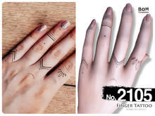 (Finger Tattoo) No.2105