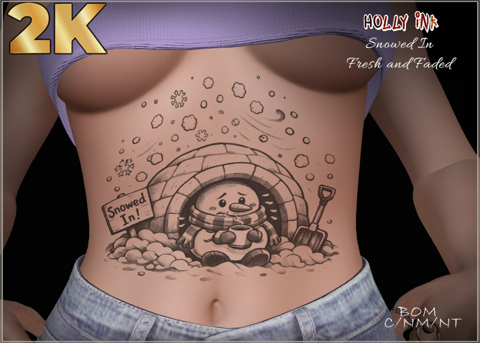 Holly Ink - Snowed In 2K BoM tattoo
