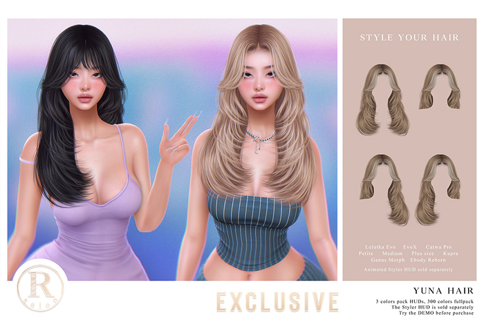 RAMA.SALON - Yuna Hair 'EXCLUSIVE Pack'