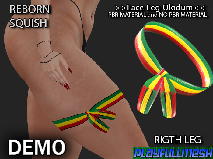 **Leg Lace OLODUM Rigth**PlayFullMesh (DEMO)