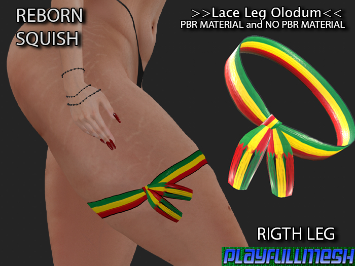**Leg Lace OLODUM Rigth**PlayFullMesh