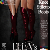Ella's - Knee Stiletto Boots