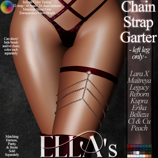 Ella's - Chain Strap Garter