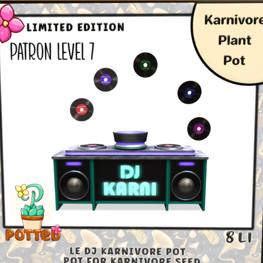 Potted ~ LE DJ Karnivore Pot