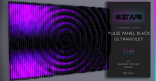 MIXTAPE Decor - pulse panel black - ultraviolet 