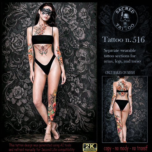 Sacred Tattoo 516.