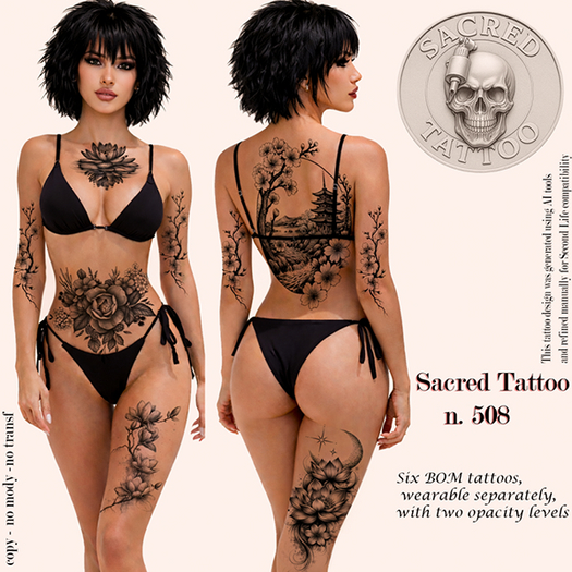 Sacred Tattoo 508..