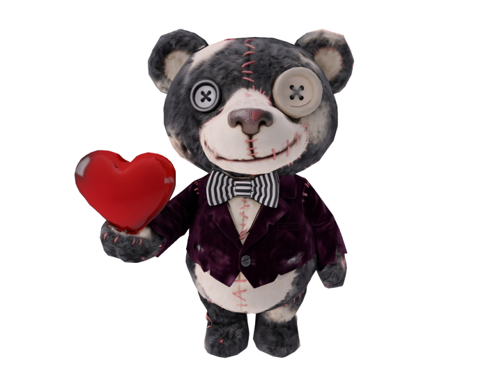 HB: Dapper Valentine Bear FuLL PERM