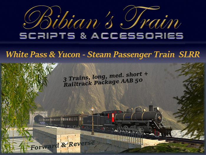 White Pass & Yucon Steam Passenger Train SLRR