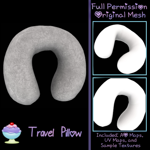 [Sherbert] Full Perm Travel Pillow (ADD)