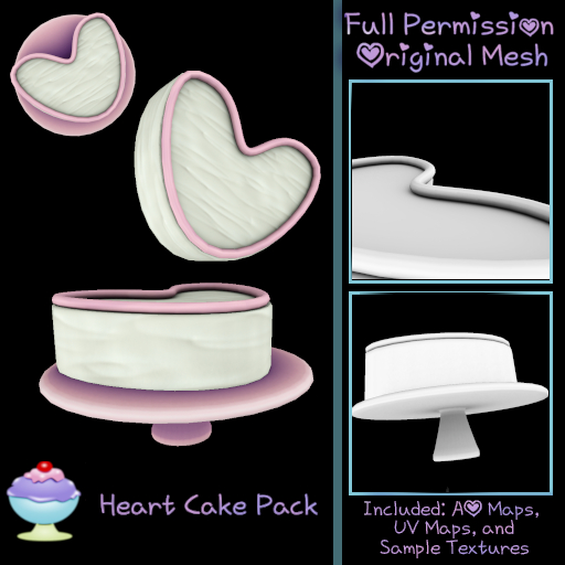 [Sherbert] Full Perm Heart Cake Pack (ADD)