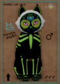 KittyCatS Box - sOuL baBy - bOO! - Soul Purple - Lime & Yellow Tipped Black - Size TOY - ♂ Male - Total Trait: 9T