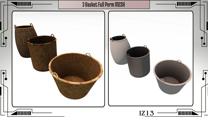 3 Basket Full Perm MESH