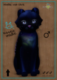 KittyCatS Box - WonderLightS! - MythicaL - Imagination - Periwinkle Tipped Black - ♂ Male - Total Trait: 9T
