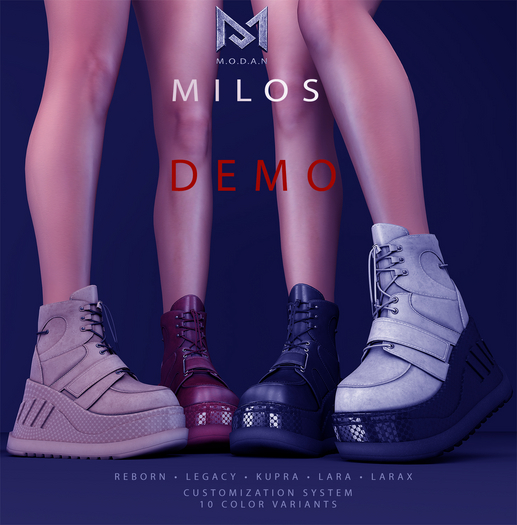 [ M.O.D.A.N ] MILOS Boots { DEMO }