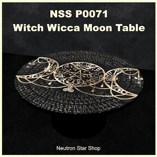 NSS P0071 Witch Wicca Moon Table