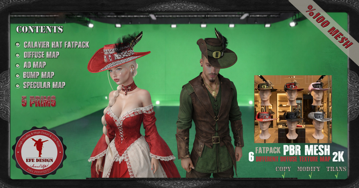 (Efe Design) Calavier Hat Fatpack Full perm 