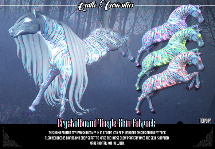 Quills & Curiosities - Crystalbound Skin - Green