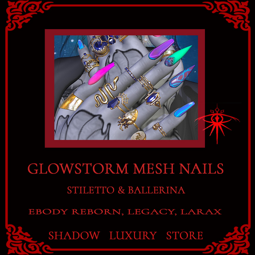 Shadow Luxury Store - Glowstorm Mesh Nails