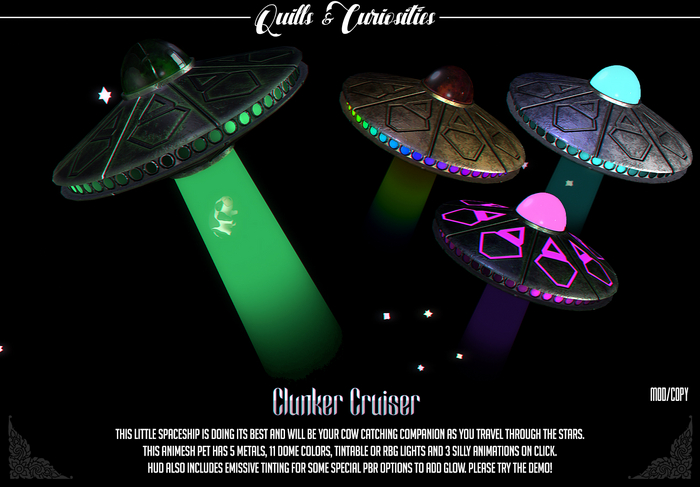 Quills & Curiosities - Clunker Cruiser