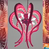Hanging Octopus Light