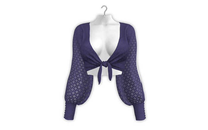 {Zaara} Ridhi blouse *eggplant*