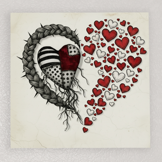 WwL Stitched Affection Unframed