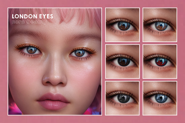 ZORA BEAUTY - LONDON EYES - EVOX/MESH/BOM - FULL PACK