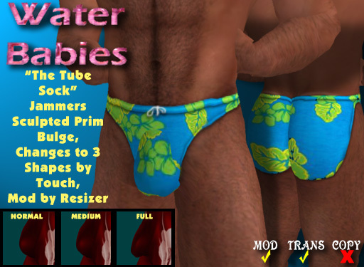 Water Babies - "The Tube Sock" Speedo (Hawiian 2)