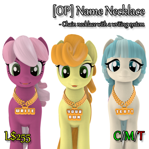 [OP] Name Necklace