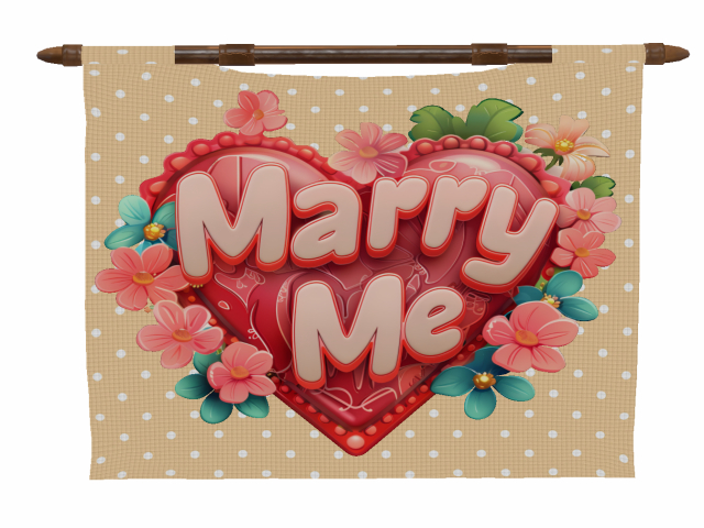 Marry Me Banner