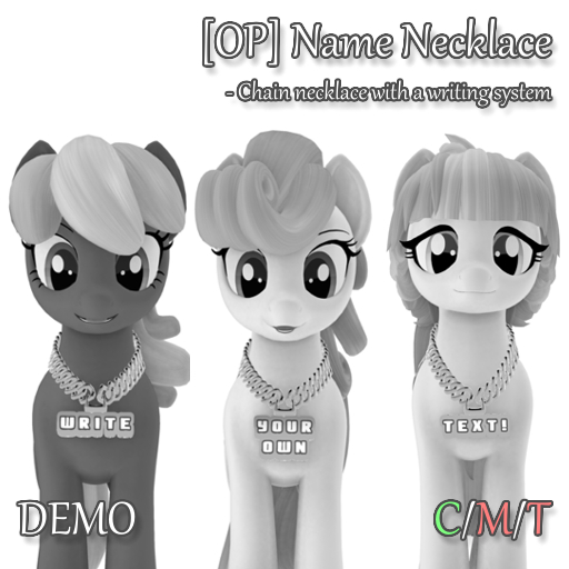 [OP] Name Necklace DEMO
