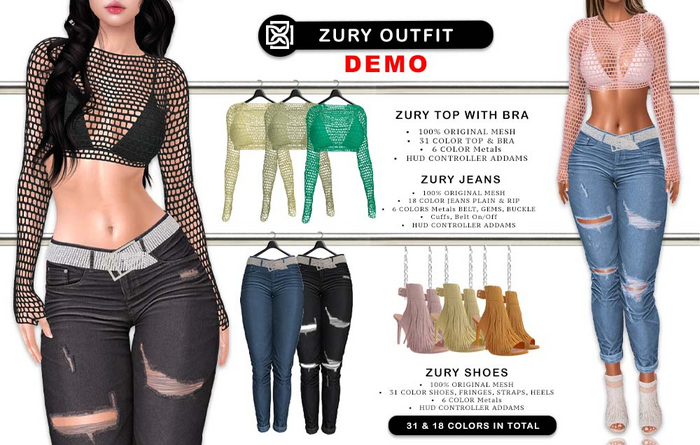 Addams // Zury Set // MEGAPACK DEMO