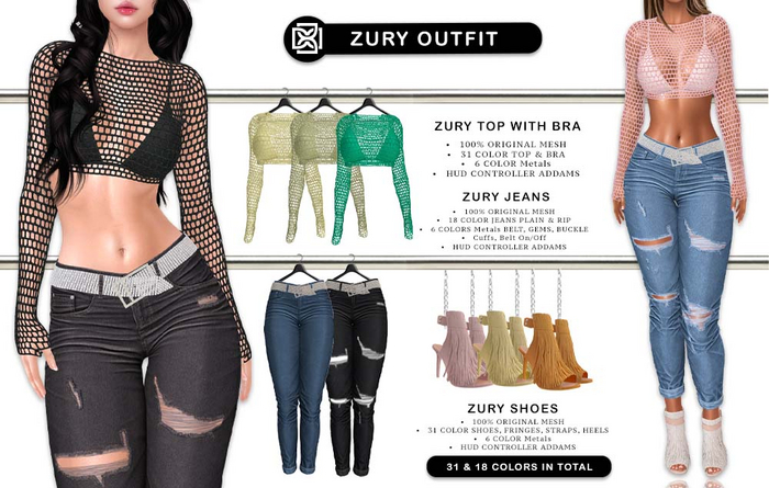 Addams // Zury Set // MEGAPACK