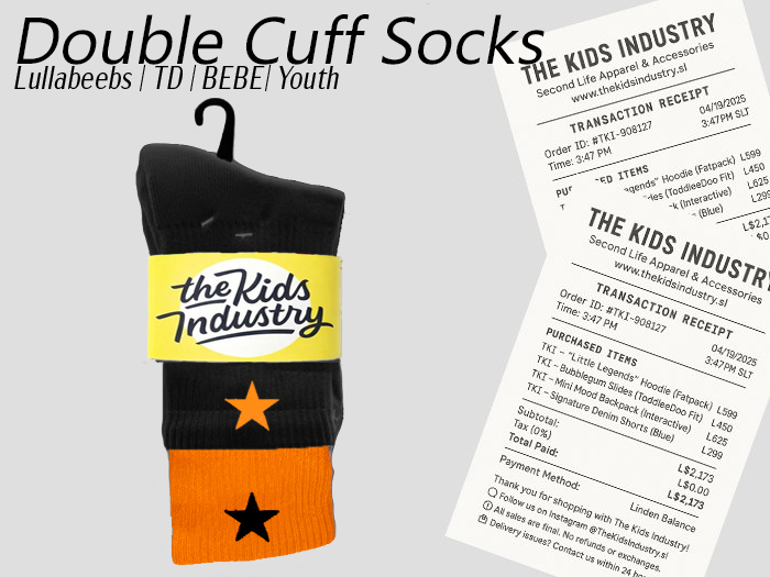 TKI - Oren Double Cuff Socks