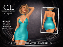 CL Satin Muse Mini Dress