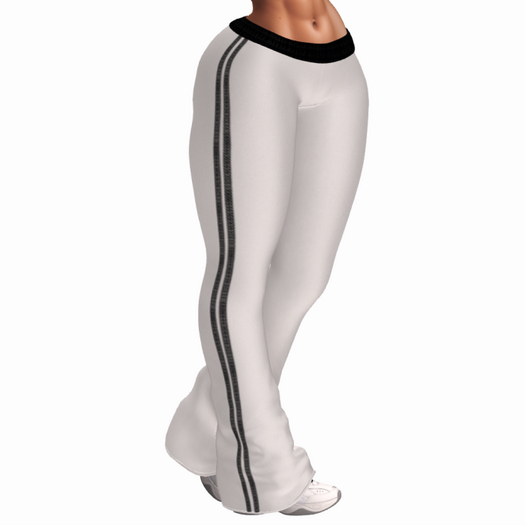 WHITE Jogging Sweatpants (ADD)